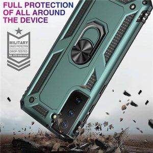Case for Samsung Galaxy S21 5G Rugged Military Grade Anti-Drop KickStand PC+TPU